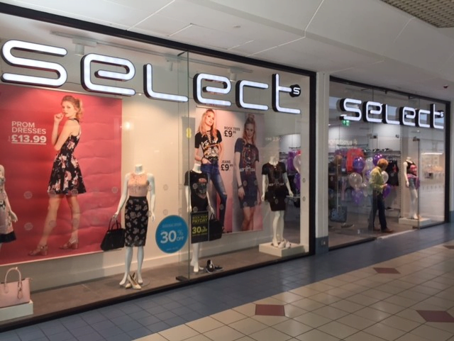 Select store front